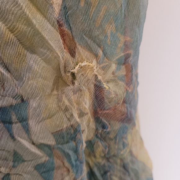 Shirt Passion Italia strappy asymmetrical midi dress Y2K- size large - Picture 3 of 7